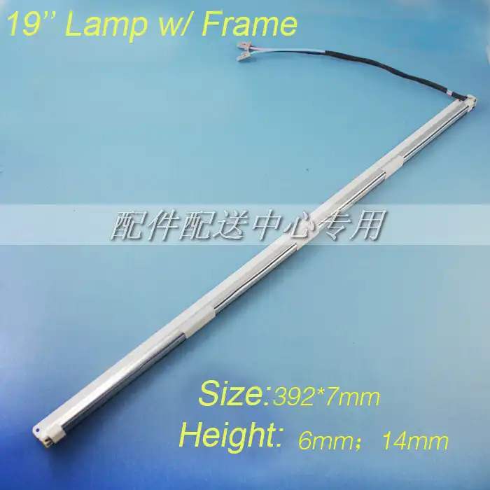 10 uds de lamparas ccfl universales de 19 pulgadas para pantalla de monitor lcd 4 3 con marco de luz de fondo lamparas dobles de 392mm 7mm