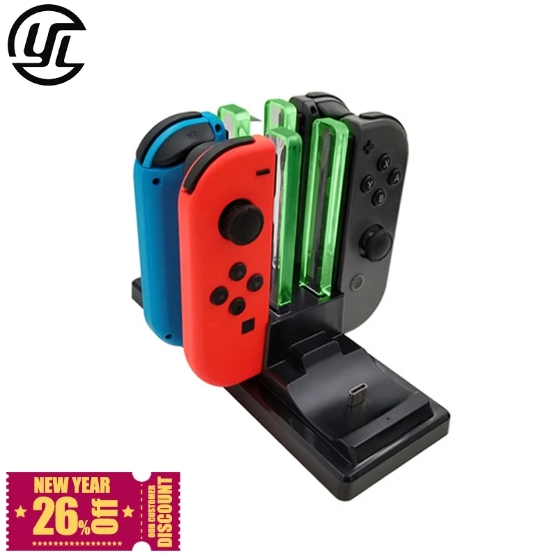 YCL для Ninetendo Switch ручной захват и геймпад Pro Пилотная лампа заряжаемая 6 в 1 Joy Con NS