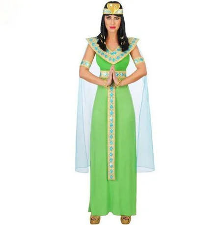 Костюм древней египетской королевы для женщин египетская королева одежда Египетский Костюм Королевы на Хэллоуин