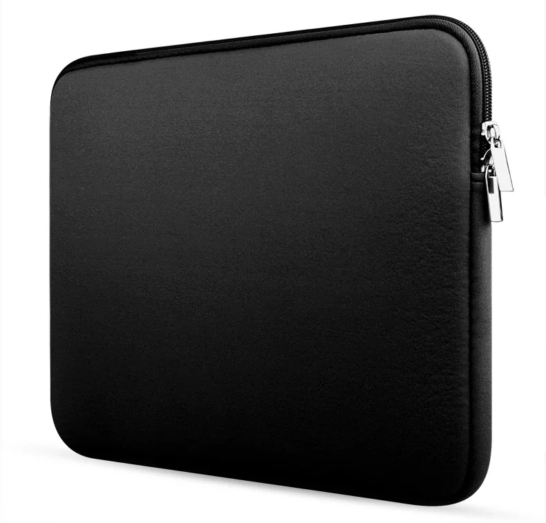 Чехол-вкладыш для apple Macbook Air Pro retina 11 12 13 15 для Dell xiaomi notebook 14 15,6 чехол для компьютера сумка для ноутбука - Цвет: Черный