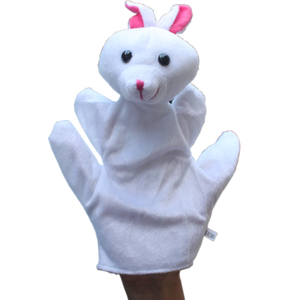 1 шт. милый мультфильм животных плюшевые руки Марионетки для детей большой Infantil весело перчатка палец детские игрушки куклы Babe кролик мыши