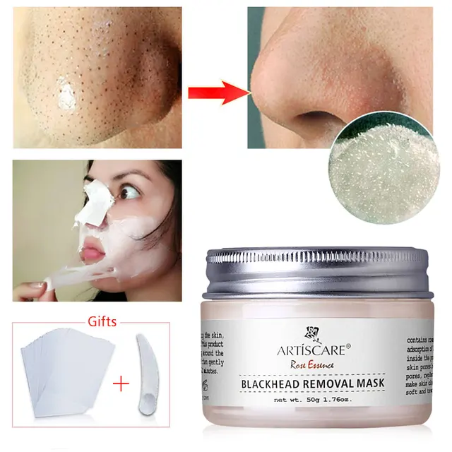 ARTISCARE Blackhead Remover Face Mask Skin Care Pore Strip Nose Black