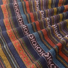 Делая старый Hmong полосатый полиэстер хлопковая ткань