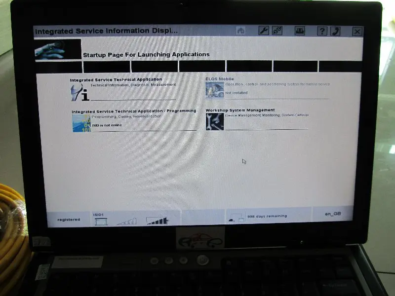  El mejor diagnóstico para portátil dell d630 con software hdd de 1tb para bmw icom a2 y mb star c5 