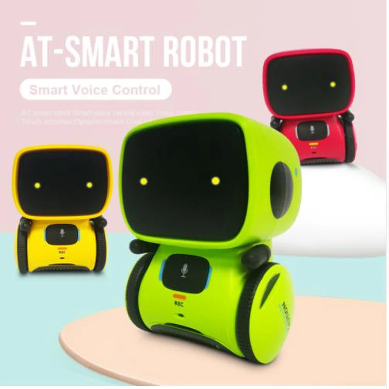 

2019 New Type Interactive Robot Cute Toy Smart Robotic Robots for Kids Dance Voice Command Touch Control Toys birthday Gifts