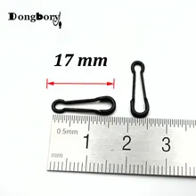 100 x быстроразъемные зажимы Kwik, размер 2, матовый черный 17 мм, наконечники для ловли карпа, аксессуары, соединительный провод