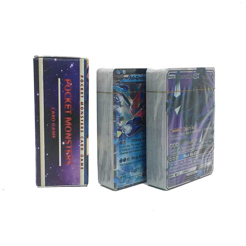 Tomy Pokemon 300PCS GX Cover Flash Cards EX Cards 3D Version Classic Plaid Flash Pokemon Card Collectible Gift Kids Toy