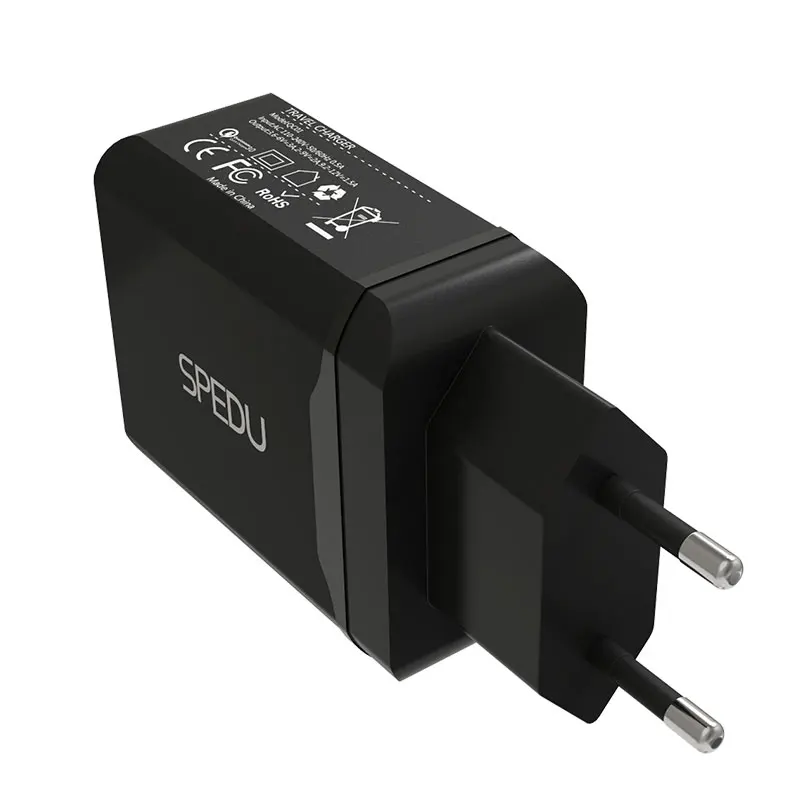 Spedu usb شاحن الهاتف المحمول شاحن عالمي تهمة سريع 3.0 سريع (تهمة سريع 2.0 متوافق) ل سامسونج هواوي lg xiaomi