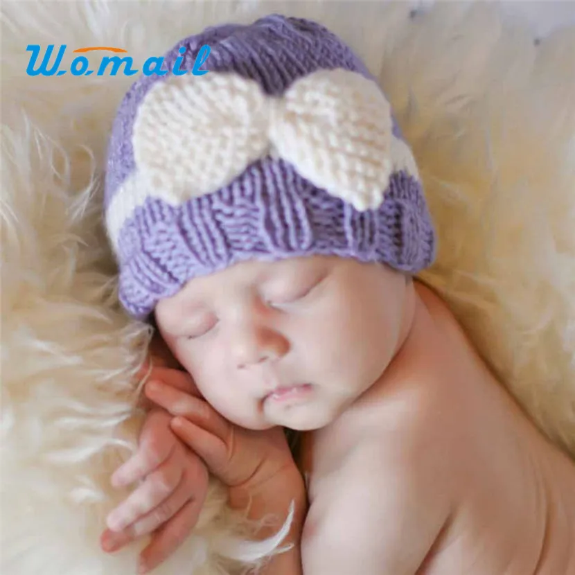 

Shocking Show Newborn Baby Girl Boy Toddler Knitting Wool Crochet Hat Soft Hat Cap B# DROPSHIP