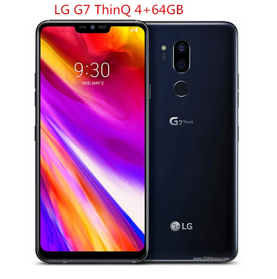 LG G7 ThinQ 64G rom 4G ram разблокированный LTE Android Восьмиядерный 6," 3 камера Snapdragon 845 NFC FM 3000mAh