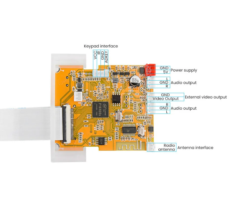 AIYIMA 5 в без потерь Bluetooth 4,3 дюймов LCD Bluetooth декодер DTS FLAC APE AC3 WAV MP3 декодер плата декодирования