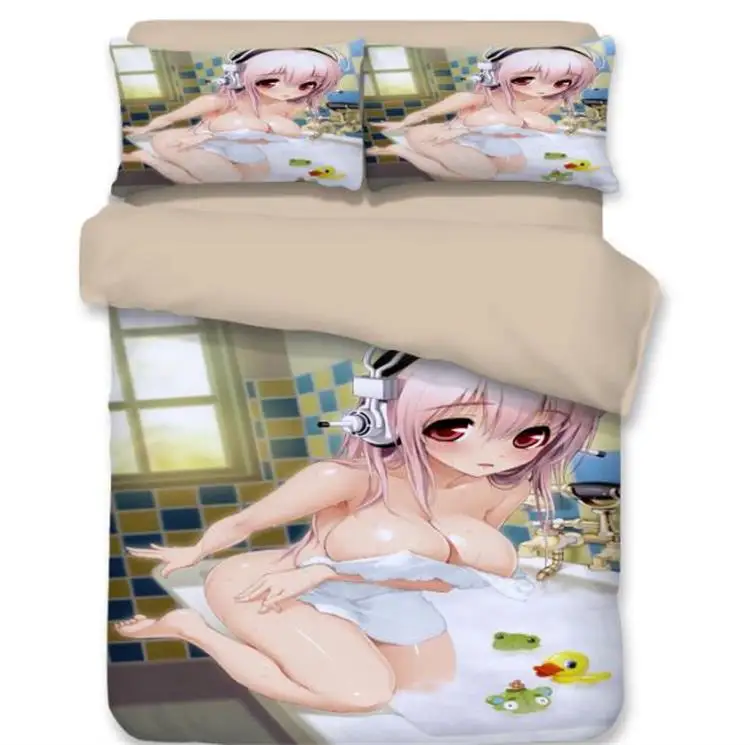 2019 3D Japanese anime SUPERSONICO sexy Girls Bedding Sets 9 54Y){2)V(NQ_I8IX28_70A4