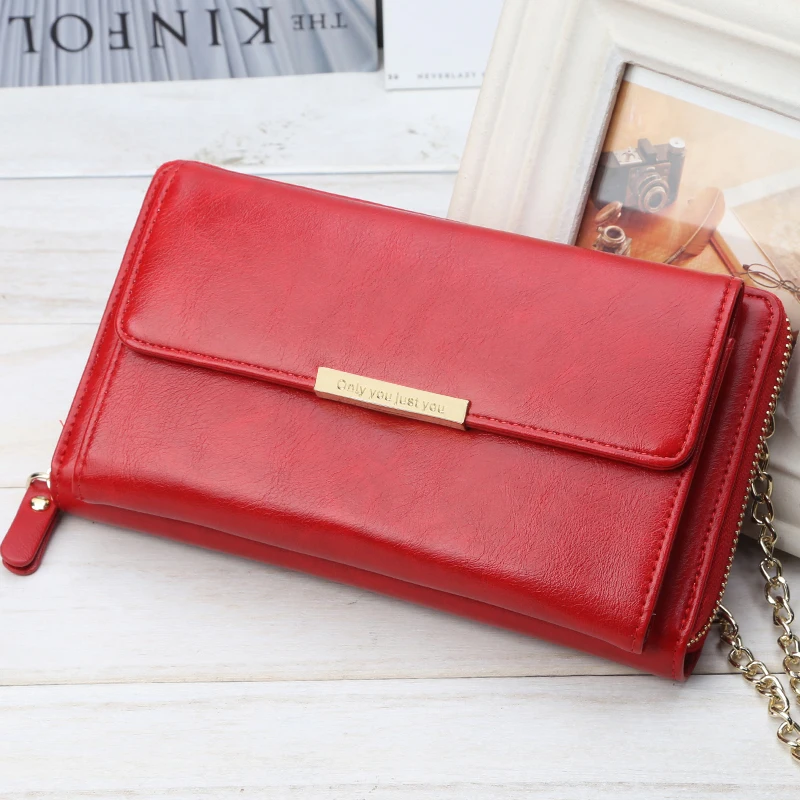 

Sweet Women Wallet Brand Zipper PU Leather Female Purses Card Holder Wallet Coin Purse Cell Phone Pocket Fashion Wallet Handbags