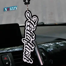 Noizzy Новинка Hellaflush черная Подвеска для зеркала заднего вида, украшение для автомобиля, аксессуары для орнамента, подвесное украшение для автомобиля