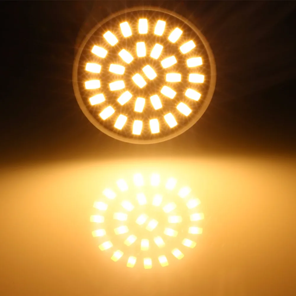 Светодиодная лампочка SMD5733 E27 MR16 GU10 8 Вт 220 В переменного тока|gu10 80 smd led|spotlight rechargeable
