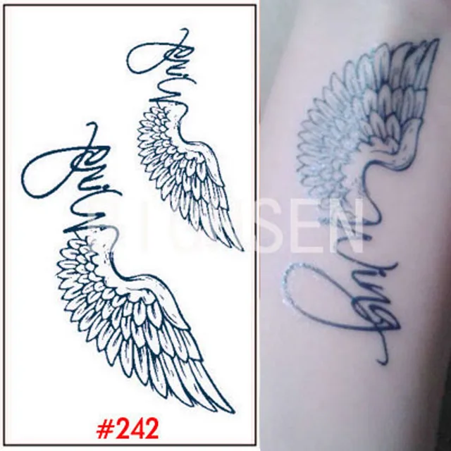 1x temporary wing tattoos angel wings temporary tattoo for 1x temporary wing tattoos angel wings temporary tattoo for