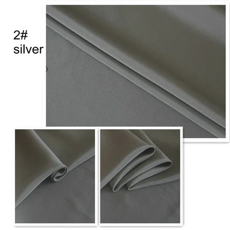 23 Momme шелк крепдешин ткань для шелкового платья H1CDC6 - Цвет: 2 silver