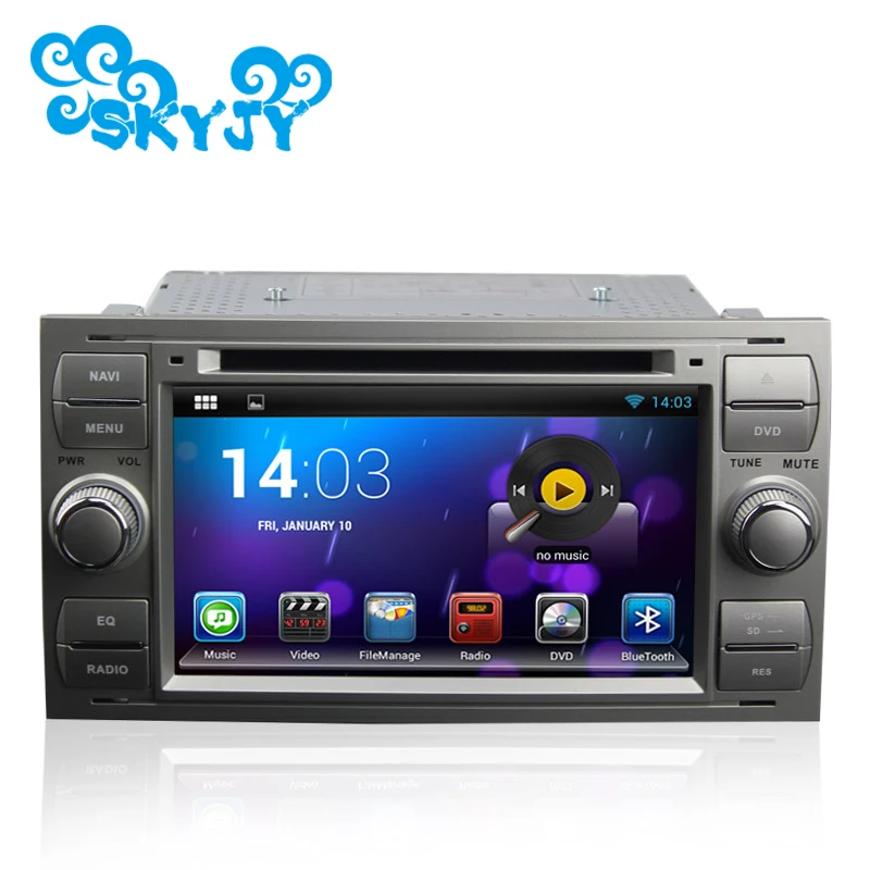 Горячая Android 8 1 автомобильный DVD для Ford Focus 2004 2008 7 &quotСеребряный Wifi 3G GPS Nav Радио