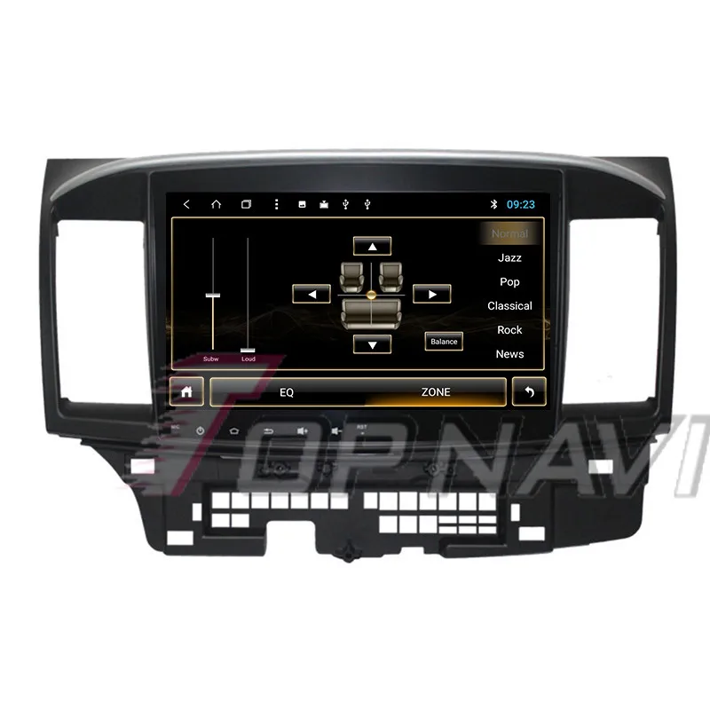 Excellent 2 Din Android 8.1 10.1 Inch Car GPS Navigation Multimedia player For Mitsubishi Lancer EX 2010 2011 2012 2013 2014 -2016 Stereo 4