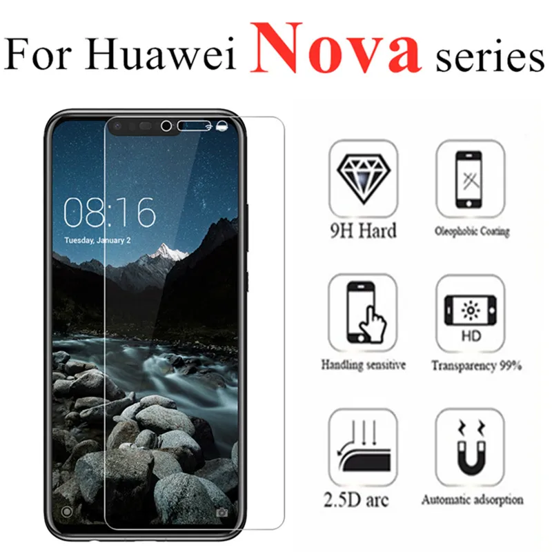 

Protective Glass For Huawei Nova 3i 2i 2 3 i Plus Lite i3 i2 On Nova3i Screen Protector The Nova3 Nova2 Tempered Glas Cover Film