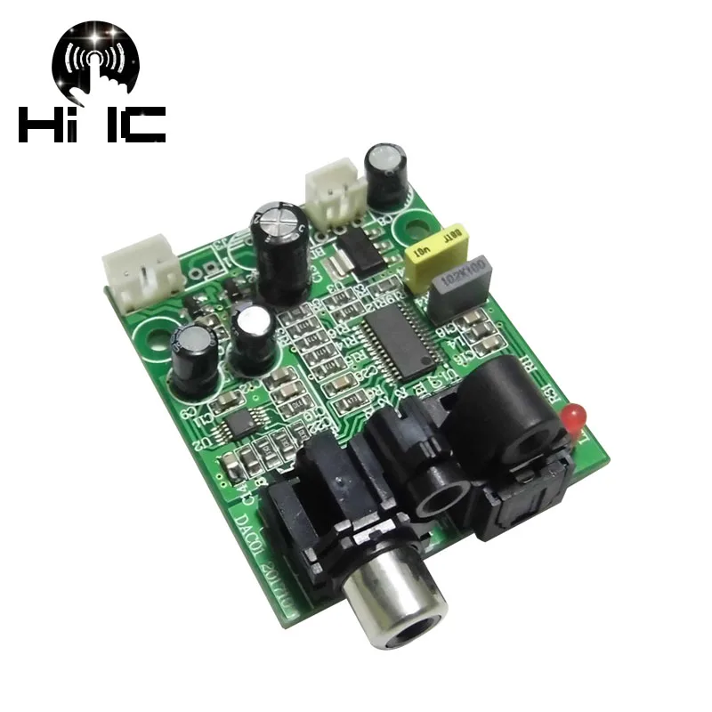 

DAC Digital Decoder CS8416+CS4344 Optical Fiber Coaxial Digital Signal Input Stereo Audio Output Decod For Amplifier DIY