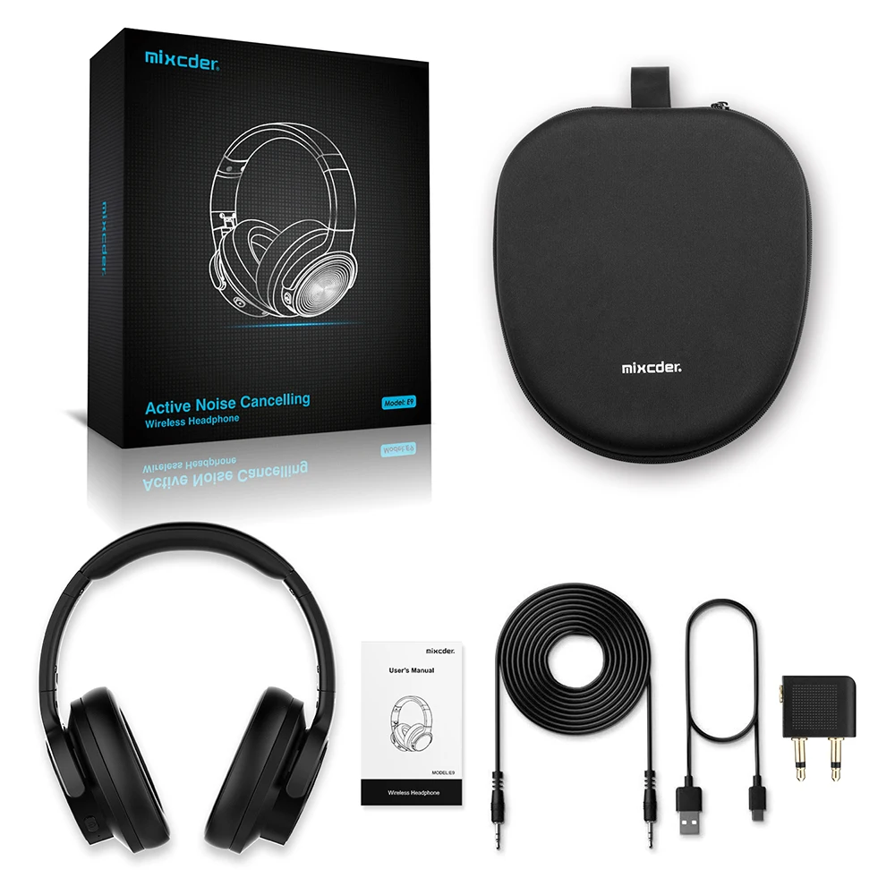 Mixcder E9 гарнитура с активным Шумоподавлением беспроводные Bluetooth наушники