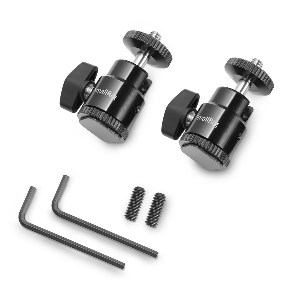 Крепление для камеры SmallRig 1/4 &quotс дополнительным винтом 1/4&quot (2 шт. в упаковке)