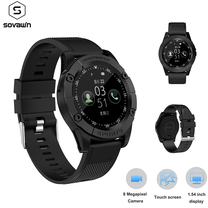 

Smart Watch Men Waterproof Adult Sport Smart Clock Android Support SIM Card TF Crad Pedometer Camera Bluetooth Smartwatch