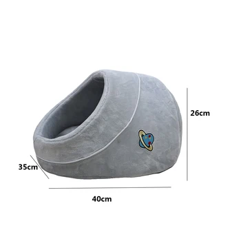 

Cat Beds House Funny Pet Cats Tunnel 2 Holes Play Tubes Soft Warm Small Dog Bed Coral Fleece Comfortable Pet Puppy Nest