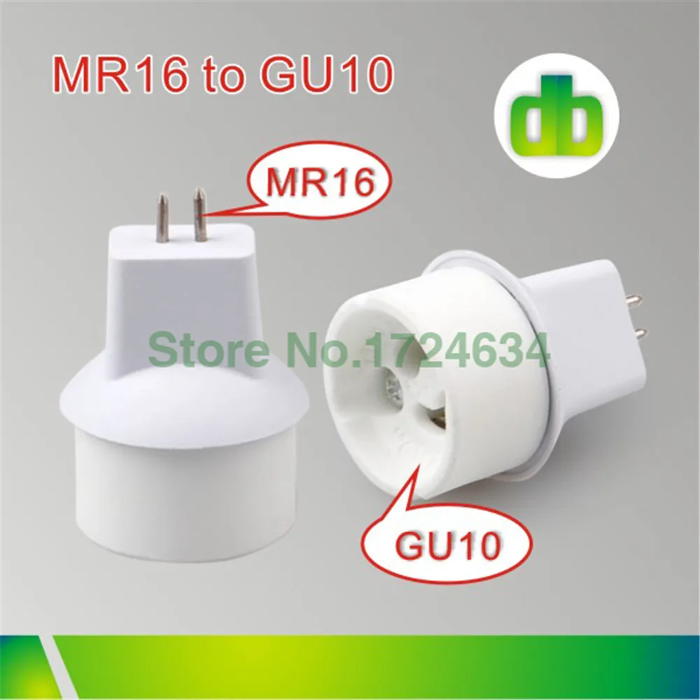 12pcs White Ceramics mr16 to gu10 lamp converter adapter for led light