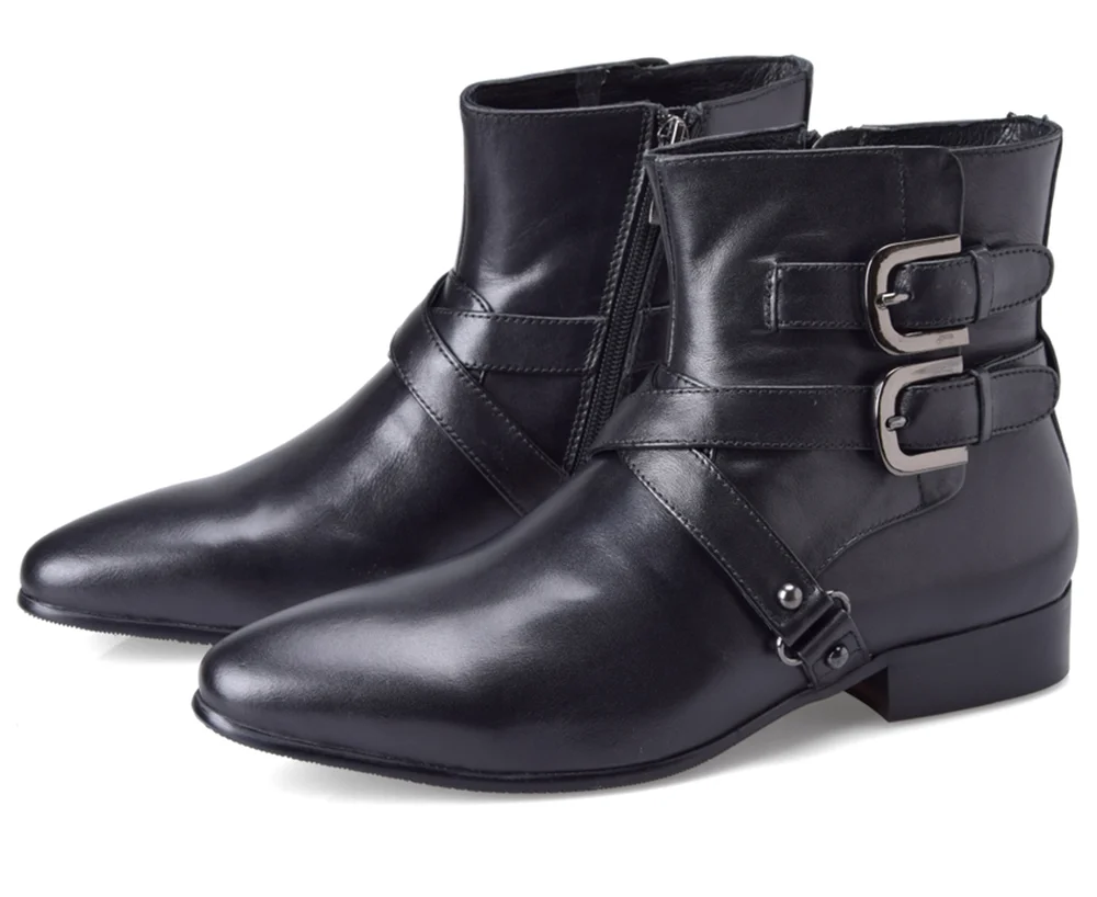 mens leather motorcycle boots aliexpress buy buckle pointed toe black boots mens leather motorcycle boots aliexpress buy buckle pointed toe black boots