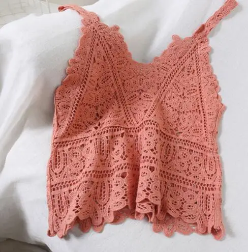 dark pink Aucfzid летнее Кружевное платье-майка короткая женская ночная кофта стрейчевая простая футболка женские открытые топы без рукавов Узкие пляжные Повседневное футболка A211 - Цвет: dark pink