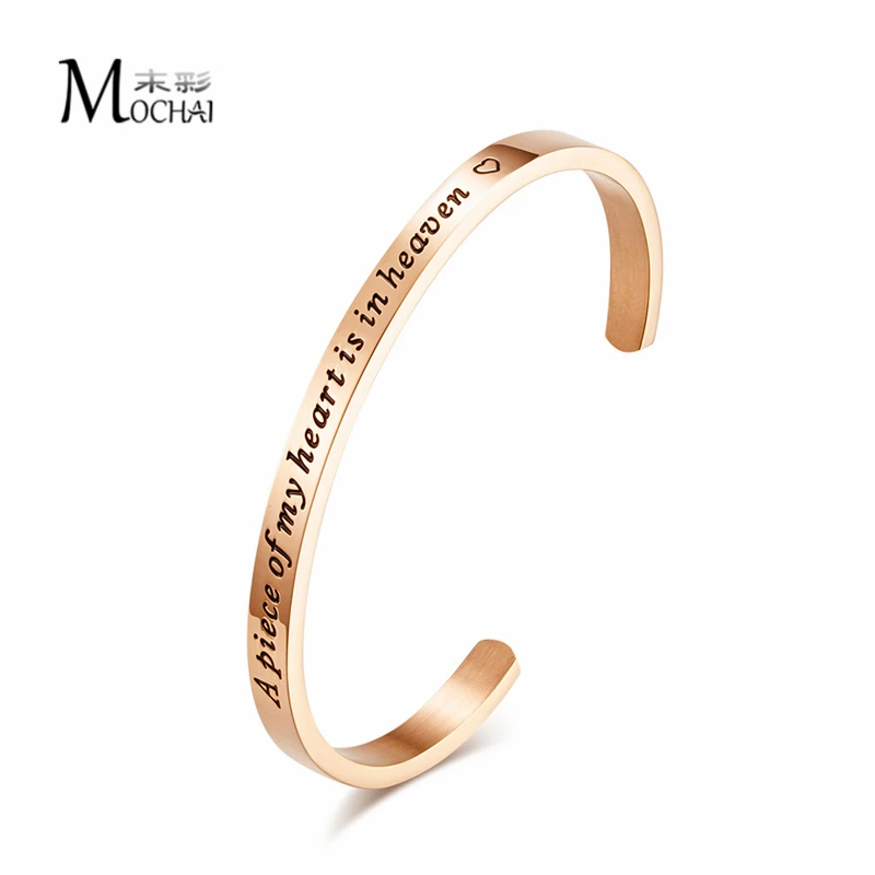 

Trend New Hot Simple Opening Titanium Steel C-Shaped Bangle Birthday Gift Jewelry Gold Color And Silver Color Bangle ZK40