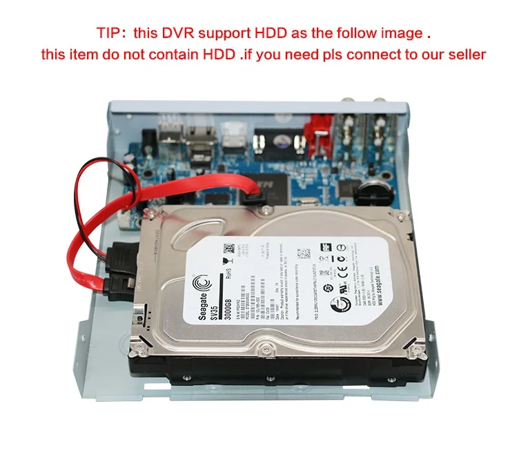Камера видеонаблюдения 16 каналов 5 в 1 AHD DVR CVBS TVI аналоговая IP HD P2P Cloud H.264 VGA