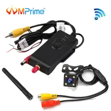 AMPrime 2.4G Wifi Impermeabile di Inverso Dell’automobile della Macchina Fotografica di Backup Trasmettitore per FPV Fotografia Aerea Macchina Fotografica di Sostegno Dell’automobile AV/DC /interfaccia