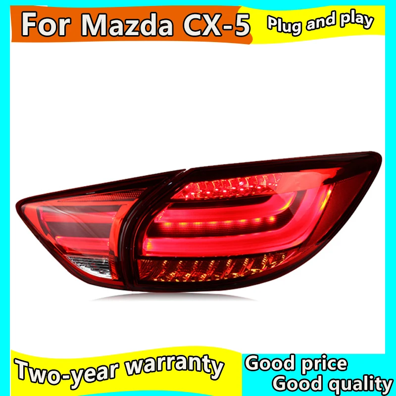Car Styling for Mazda CX-5 Taillights 2013-2018 for Mazda CX-5 LED Tail Lamp Rear Lamp DRL+Brake+Park+Signal led lights