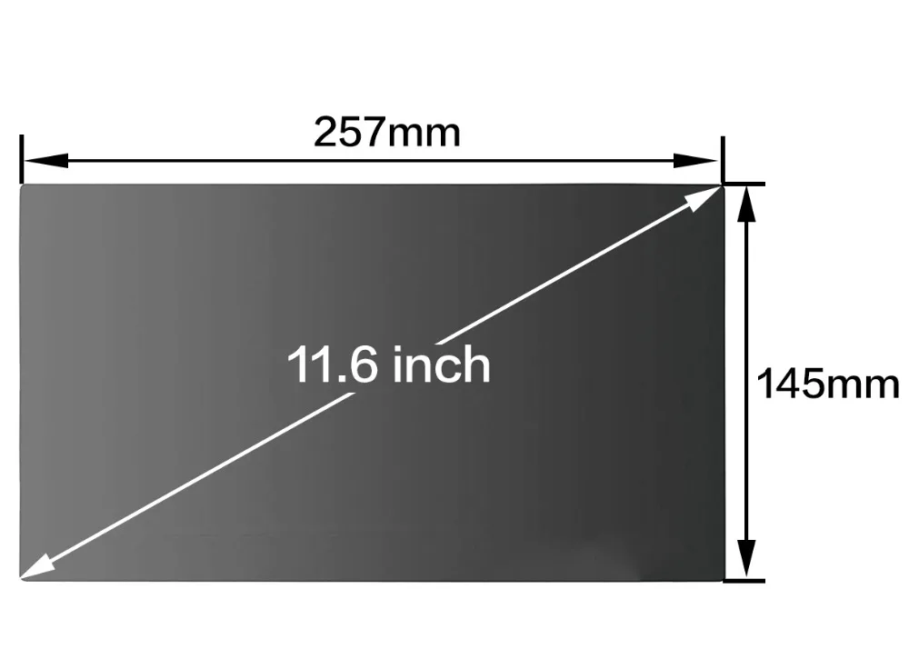 Высокое качество ПЭТ конфиденциальности фильтрующие экраны Защитная пленка для Apple MacBook Air 11 дюймов ноутбук модель A1465 A1370(257 мм* 145 мм