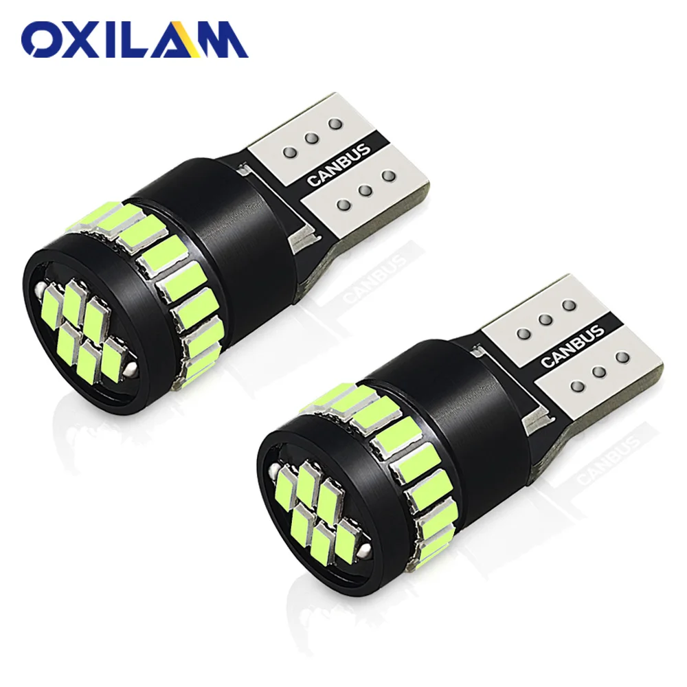 OXILAM 2Pcs LED T10 Canbus W5W Parking Light for Seat Ibiza Altea Leon mk3 mk2 mk1 Ateca 2825 Car Interior Lighting Auto Lamp OXILAM 2Pcs LED T10 Canbus W5W Parking Light for Seat Ibiza Altea Leon mk3 mk2 mk1 Ateca 2825 Car Interior Lighting Auto Lamp