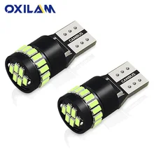 OXILAM 2Pcs LED T10 Canbus W5W Parking Light for Seat Ibiza Altea Leon mk3 mk2 mk1 Ateca 2825 Car Interior Lighting Auto Lamp