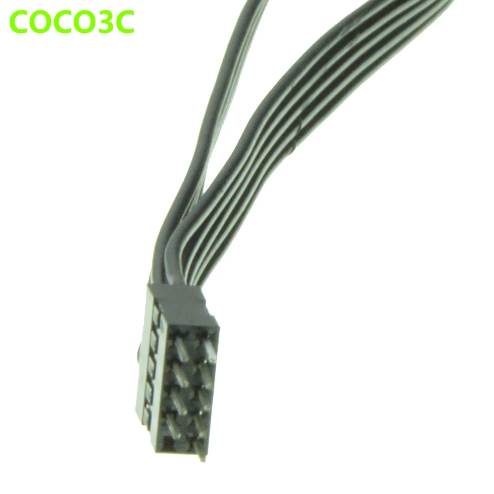 Motherboard 9 Pin USB header extension cable 10Pin USB Male to Female data transfer cable 24AWG 50cm