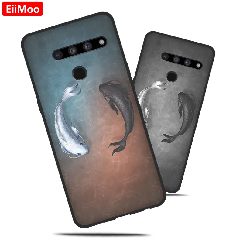 Чехол для LG V50 чехол Thinq силиконовый мягкий с милым рисунком телефона из