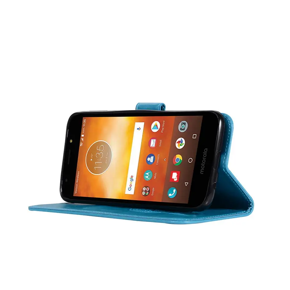 Woodlysi для Motorola Moto E5 чехол люкс Бумажник искусственная кожа задняя крышка телефона