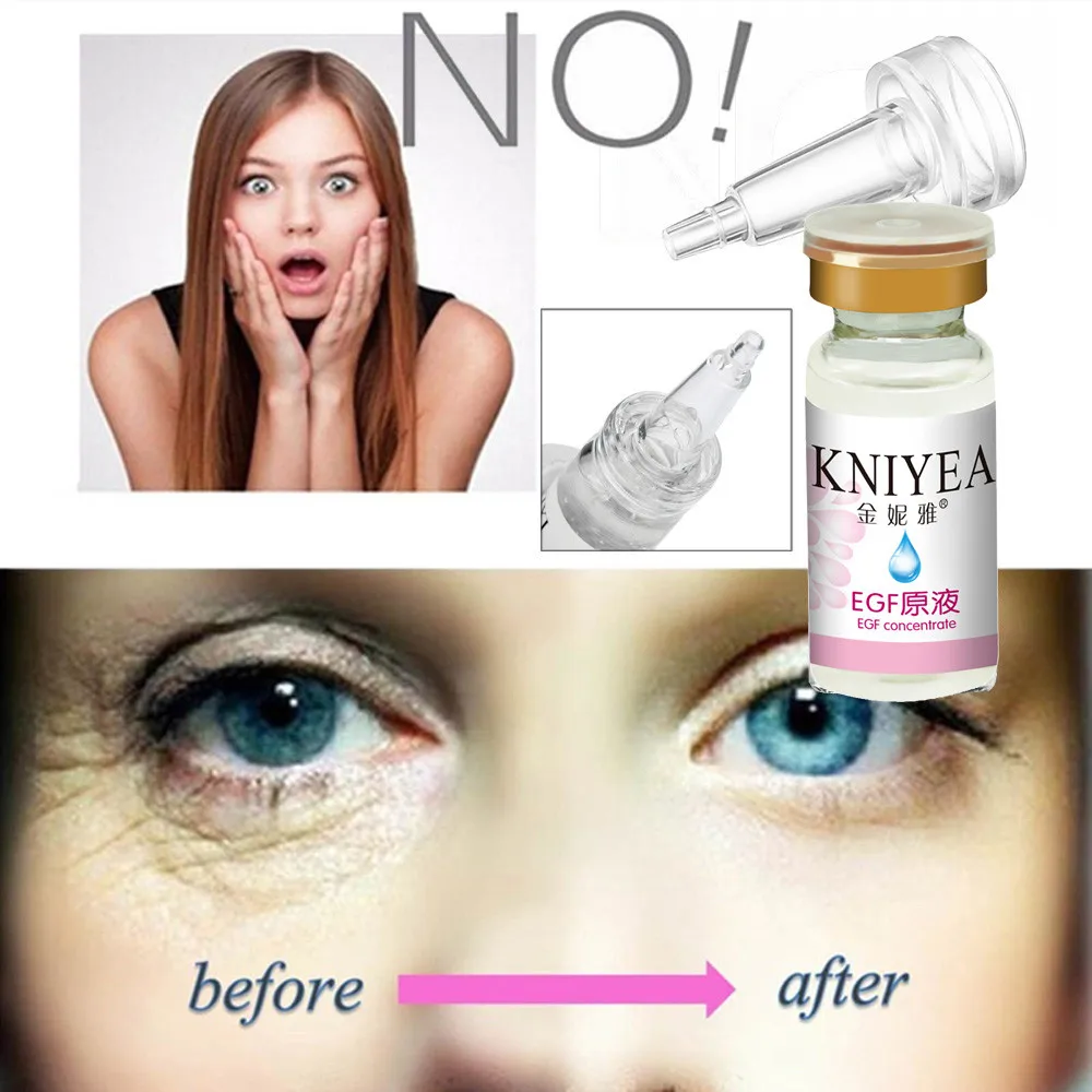 

1 pc Liquid 10ml Firming Natural EGF Repair Collagen Strong Anti Wrinkle Hyaluronic Acid Serum moisturizing skin rejuvenation