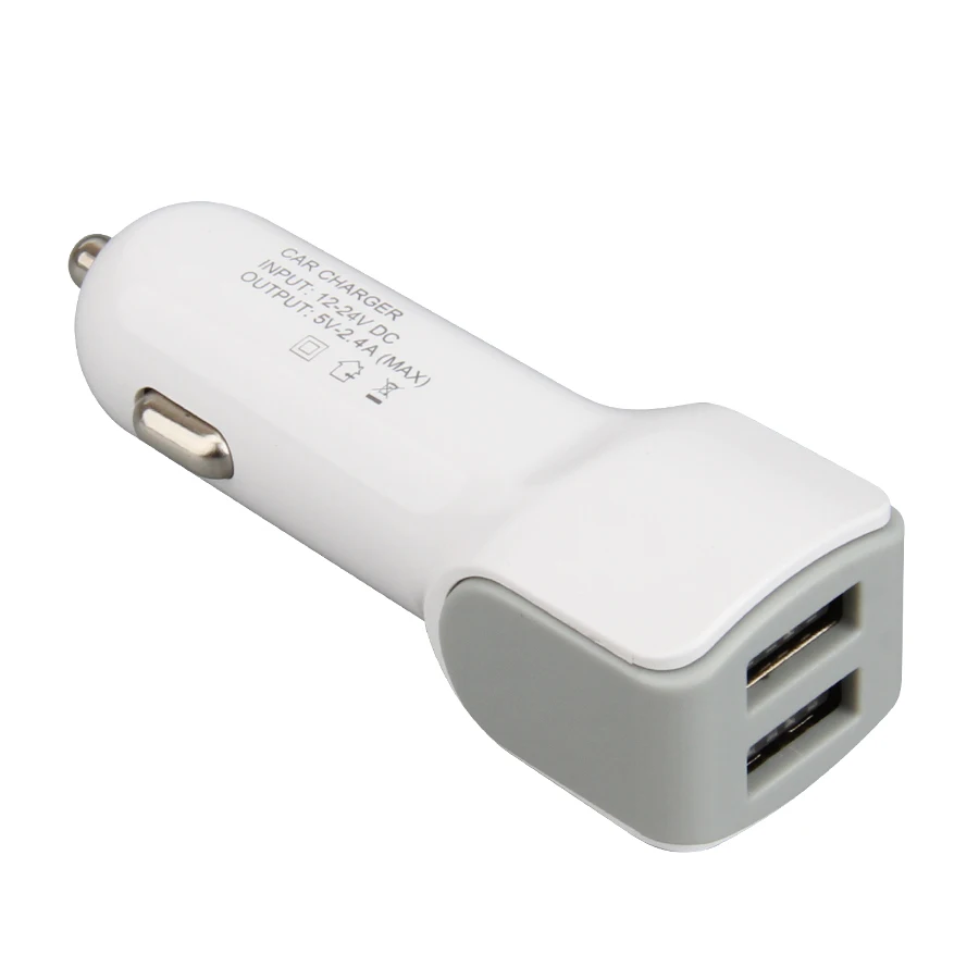 Мини Быстрое двойной зарядное устройство USB адаптер 2.1A автомобильная зарядка для планшета мобильного телефона автомобильное зарядное устройство двойной USB телефон зарядное устройство 100 шт