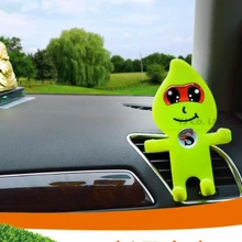 360 градусов вращения мультфильм Air Vent Автомобильный держатель телефона Силиконовый Мультфильм автомобиль кондиционер отверстие держатель телефона ленивый пользовательские