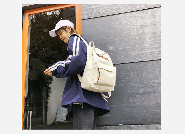 Menghuo Canvas Backpack Women Men Large Capacity Laptop Backpack Student School Bags for Teenagers Travel Bag Backpacks Mochilas_30