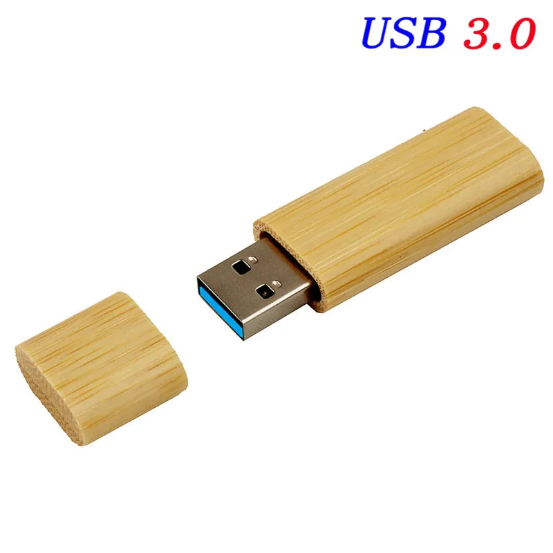 JASTER USB 3,0 Логотип Деревянный бамбуковый USB флеш-накопитель ручка драйвер деревянная Флешка 4 ГБ 16 ГБ 32 ГБ 64 ГБ креативный персональный логотип высокая скорость - Цвет: Bamboo