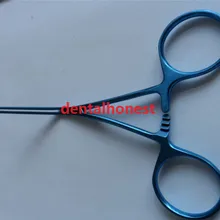 New Titanium Alloy Notched Vascular Clamp forceps 12.5cm Long surgical instruments