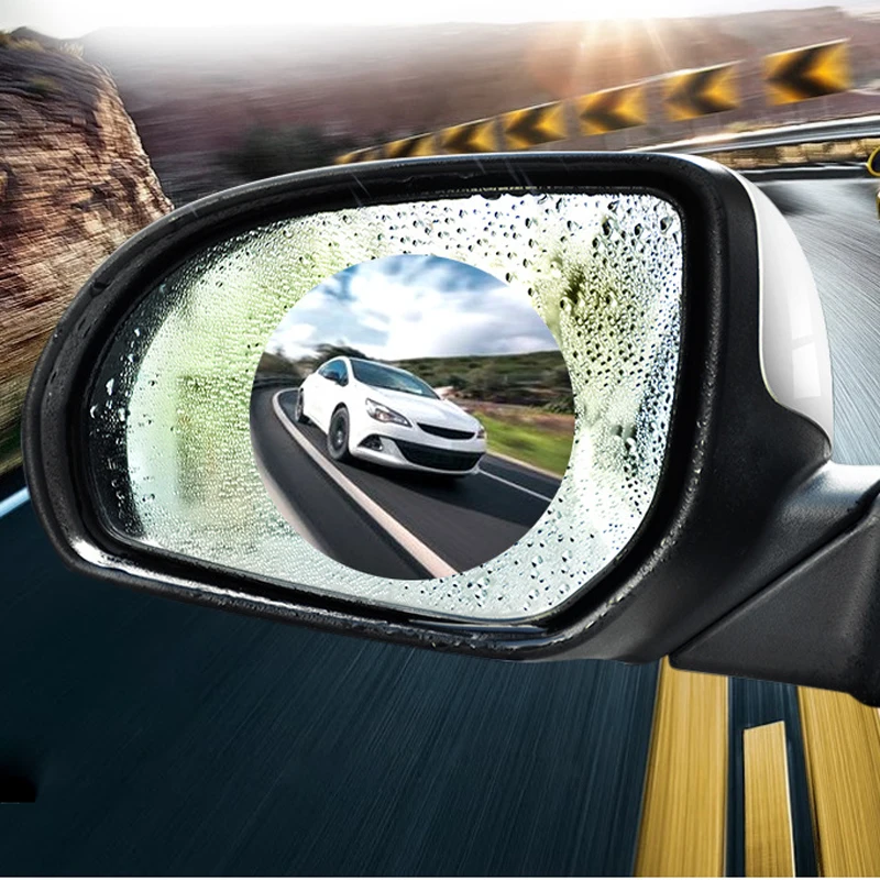 Автомобильное зеркало заднего вида водонепроницаемая противотуманная пленка с