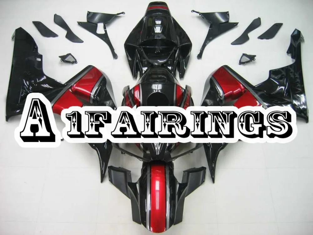 Рамы кузова для Honda CBR1000RR 2006 2007 ABS пластик впрыска Carenes мотоцикл 06 07 глянец Черный